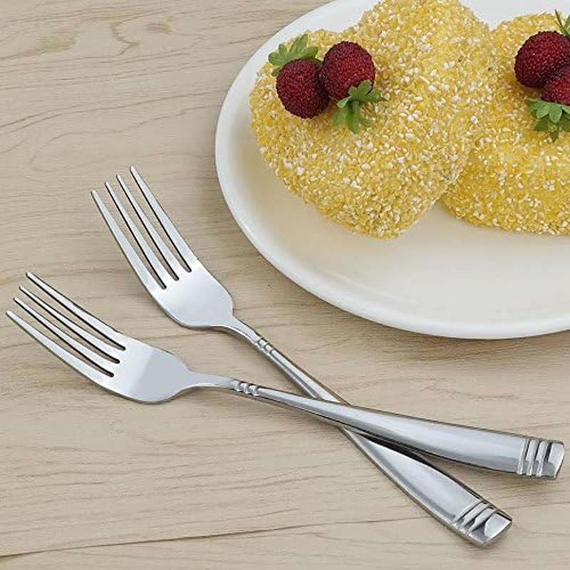 Kitchen Stainless Steel Forks for Eating | Durable 304 Stainless Steel Material