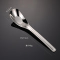 1pc Flat-Bottomed 304 Stainless Steel Ingot Spoon for Home Use with Smooth Surface | Daily Dining | Universal Fit