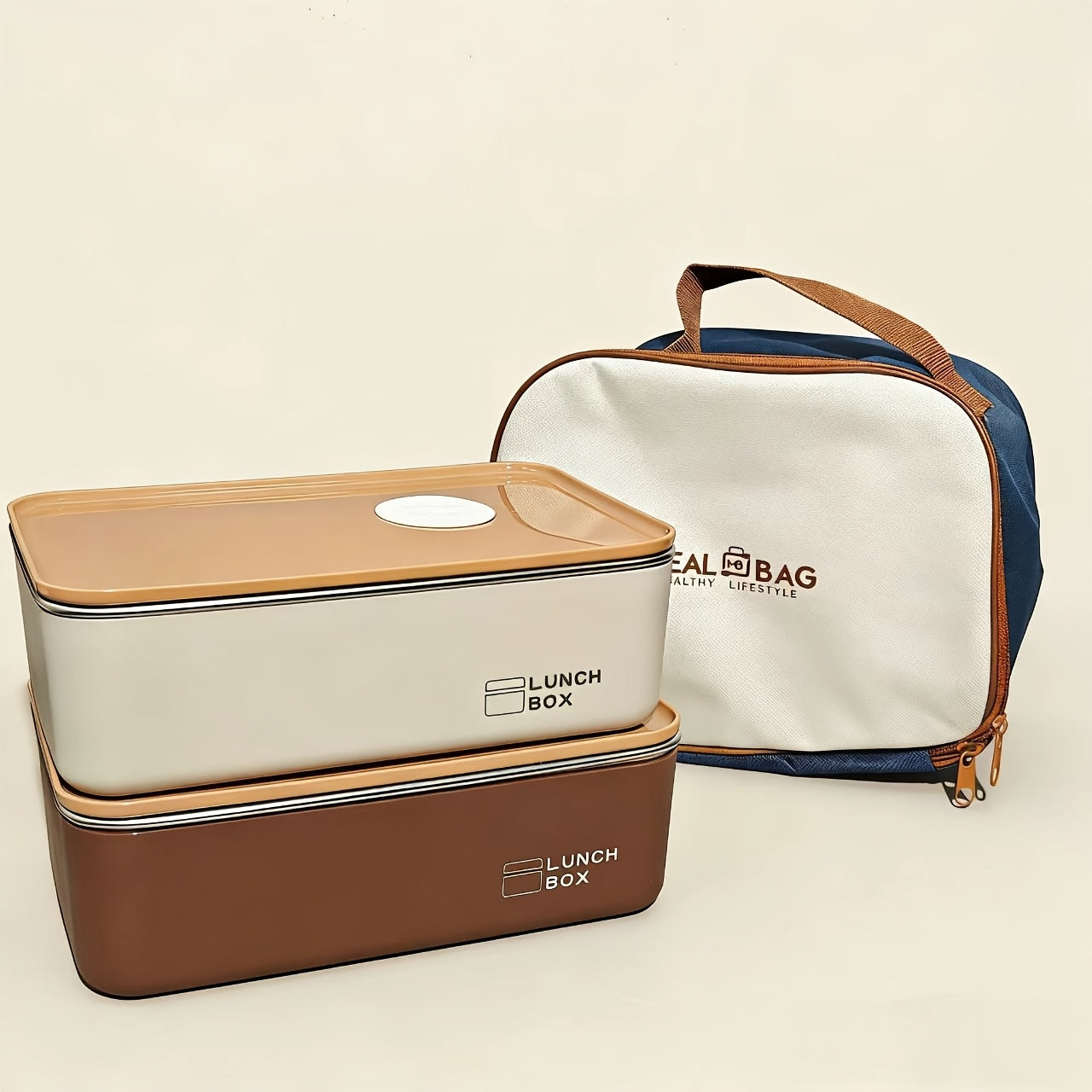 Stainless Steel Leak-Proof Insulated Lunch Box for Travel and Picnics, Double-Layer Sealed with Lid, Microwave-Safe Food Container, Lunch Bag, Suitable for Maternity and Products, Can Be Used as a Parent-Child Takeaway Lunch Bag