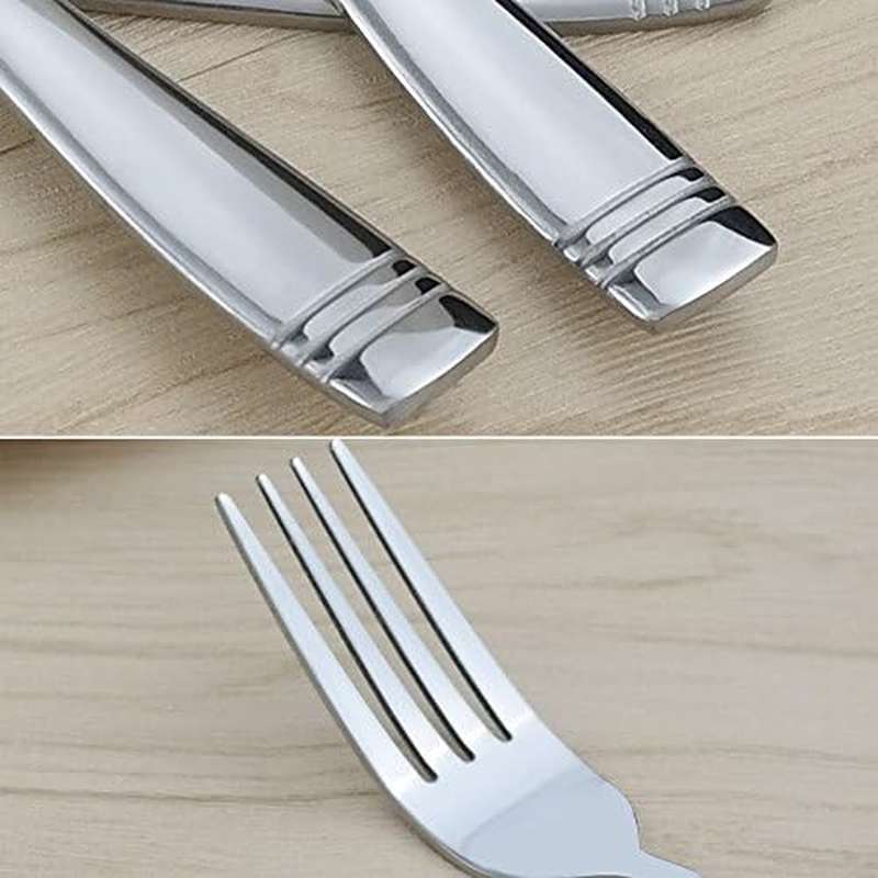 Kitchen Stainless Steel Forks for Eating | Durable 304 Stainless Steel Material